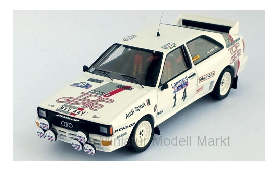 Trofeu RRUK08 Audi quattro, No.14, Top Gear, Rallye WM, RAC Rallye, M.Wilson/N.Harris, 1984 1:43