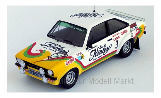 Trofeu RRBE05 Ford Escort MK II RS 1800, No.3, Ford Castrol Kinley, Kinley, Rally Ypres, G.Staepelaere/F.Franssen, 1978 1:43