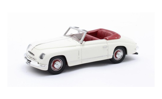 Matrix Scale Models 50102-111 Alfa Romeo 6C 2500 Ghia Convertible white 1947 1:43