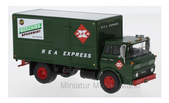 Neo 64087 GMC Steel Tilt Cab Box Truck, REA Express, 1960 1:64