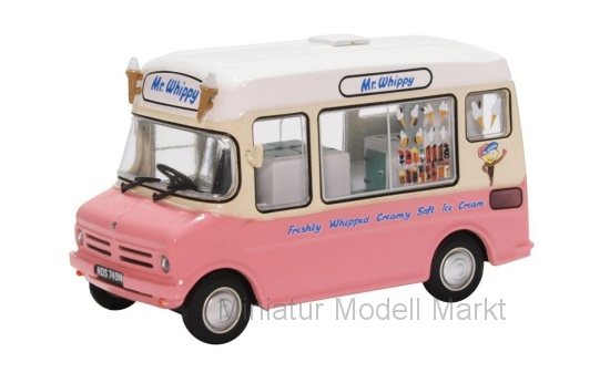 Oxford 43CF001 Bedford CF, RHD, Ice Cream Van Mr Whippy - Vorbestellung 1:43