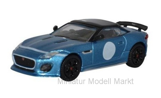 Oxford 76JFT002 Jaguar F-Type Project 7, metallic-blau 1:76
