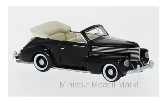 BoS-Models 87625 Opel Kapitän Cabriolet, schwarz, 1939 1:87