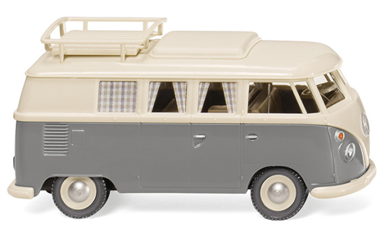 Wiking 079724 VW T1 Campingbus - perlweiß/grau 1:87