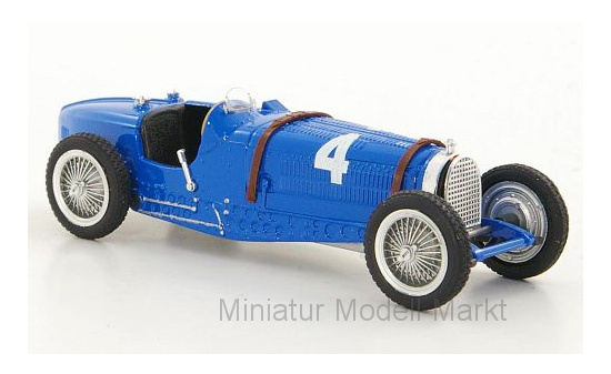 Brumm R041 Bugatti Type  59, No.4, Formel 1, GP Belgien, R.Dreyfus, 1934 1:43