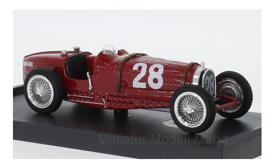 Brumm R174 Bugatti Type 59, No.28, Formel 1, GP Monaco, T.Nuvolari, 1934 1:43