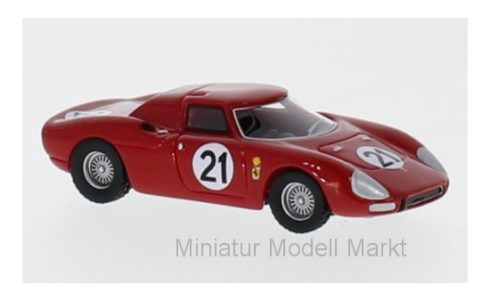 BoS-Models 87621 Ferrari 250 LM, No.21, 24h Le Mans, M.Gregory/J.Rindt, 1965 1:87