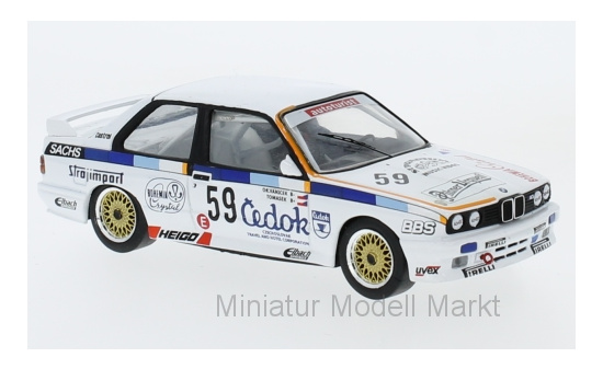 IXO GTM133 BMW M3 (E30), No.59, ETCC, O.Vanicek/V.Tomasek, 1988 1:43