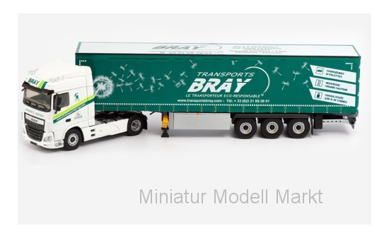 Eligor 116658 DAF XF MY Space Cab, Bray, Gardinenplanen-Sattelzug, 2017 1:43