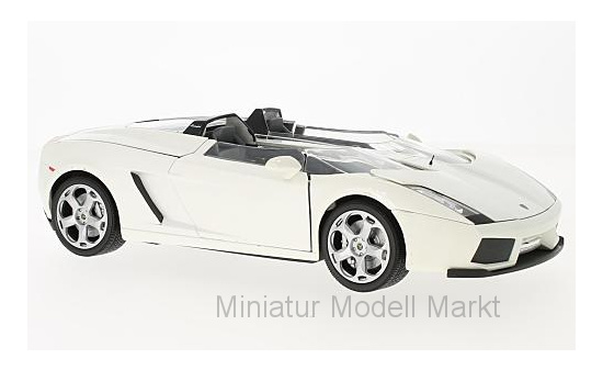Motormax 79156WHITE Lamborghini Concept S, metallic-weiss 1:18