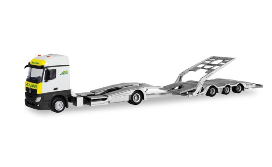 Herpa 311083 Mercedes-Benz Actros Streamspace LKW-Transporter-Hängerzug 