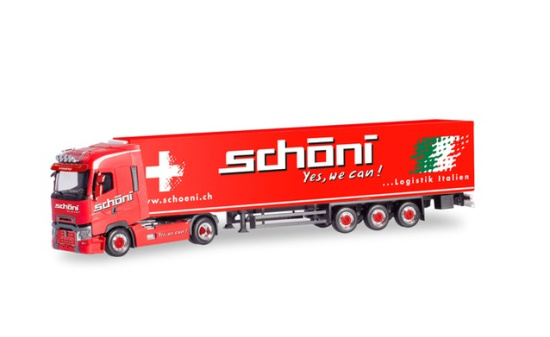 Herpa 311090 Renault T Kühlkoffer-Sattelzug 