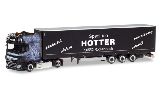 Herpa 311120 DAF XF SSC facelift Lowliner-Sattelzug 