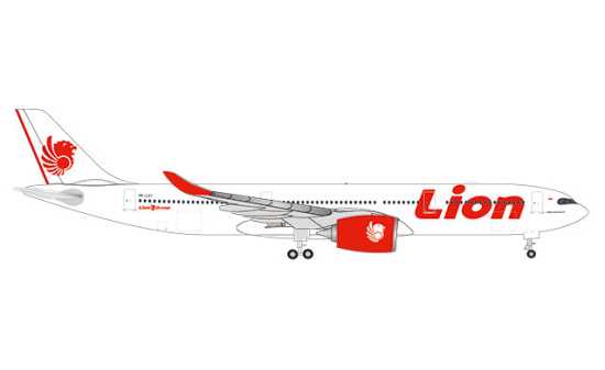Herpa 533676 Lion Air Airbus A330-900 neo 1:500