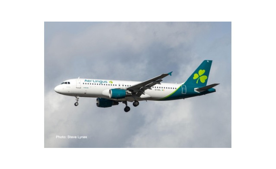 Herpa 533690 Aer Lingus Airbus A320 - new 2019 colors - 