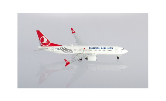 Herpa 533768 Turkish Airlines Boeing 737 Max 8 