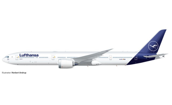 Herpa 533904 Lufthansa Boeing 777-9 - Vorbestellung 1:500
