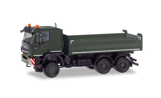 Herpa 746656 Iveco Trakker 6x6 Baukipper-LKW 