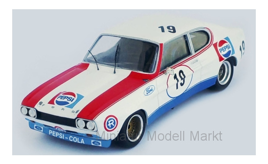 Trofeu RRIT05 Ford Capri MKI RS 2600, No.19, Pepsi , 4h Monza, A.R.Gimenez/J.Mesia, 1973 1:43