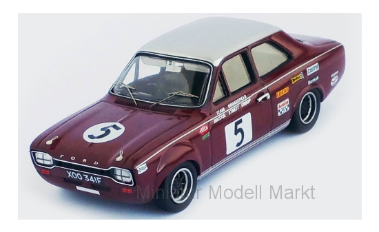 Trofeu RRBE08 Ford Escort MKI 1300 GT, RHD, No.5, Trophee de LAvenir, Zolder, Y.Fontaine, 1968 1:43