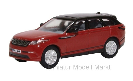Oxford OXF76VEL001 Land Rover Range Rover Velar - dunkelrot , schwarz 1:76