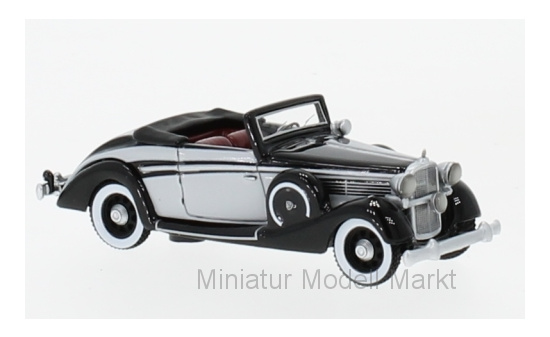 BoS-Models 87590 Maybach SW 38 Cabriolet Spohn, schwarz/hellgrau, 1937 1:87