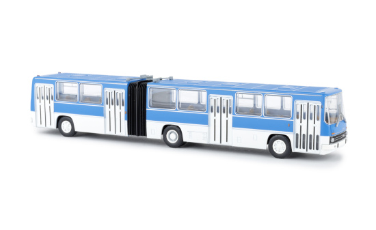 Brekina 59702 Ikarus 280 Gelenkbus, blau/weiss, TD 1:87