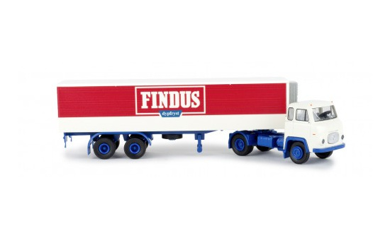 Brekina 98510 Scania LB 76, Findus dypfryst, Kühlkoffer-SZ, 1960 1:87