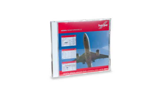 Herpa 196284 HERPA WINGS ARCHIV DVD 1992 - April 2019 