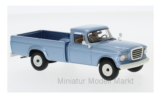 Neo 47275 Studebaker Champ Pickup, metallic-hellblau, 1963 1:43