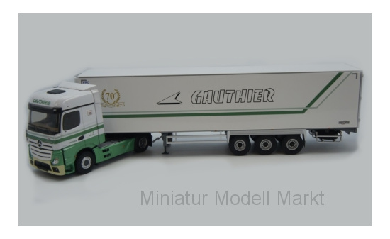 Eligor 116571 Mercedes Actros2 Bigspace, Gauthier (F), Kühlkoffer-Sattelzug 1:43