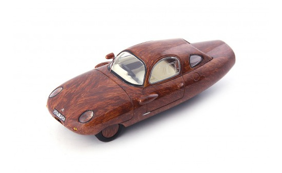 Autocult 03017 Citroen 2CV Wood Tryane II, braun 1:43