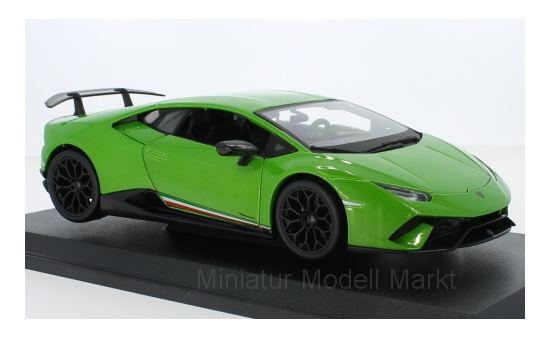 Maisto 531391 Lamborghini Huracan Performante, metallic-hellgrün, 2018 1:18