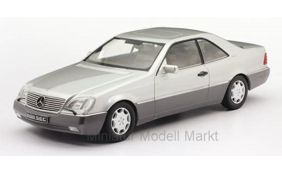 KK-Scale 180342 Mercedes 600 SEC (C140), silber, 1992 1:18