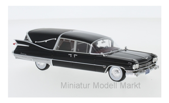 Neo 49597 Cadillac Superior Crown Royale Landau Hearse, schwarz, 1959 1:43
