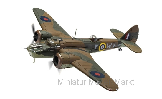 Corgi AA38409 Bristol Blenheim Mk.IV, R3843/WV-F, RAF No.18 Squadron, 1941 1:72