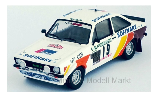 Trofeu RRAL81 Ford Escort MKII, No.19, Rallye WM, Rally Portugal, M.Silva/R.Bevilacqua, 1982 1:43