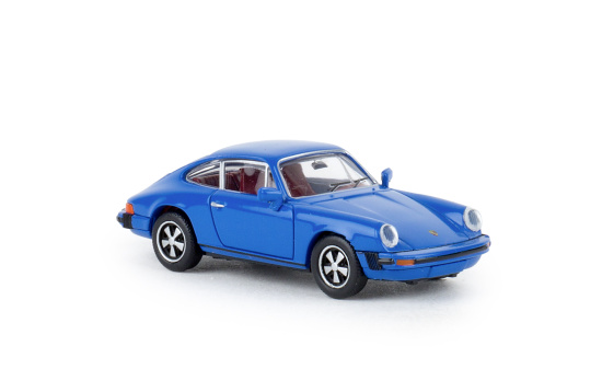 Brekina 16315 Porsche 912 G, blau, TD, 1976 1:87