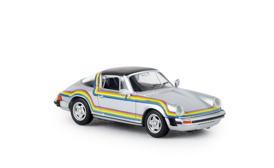 Brekina 16360 Porsche 911 G Targa, Rainbow, TD, 1976 1:87