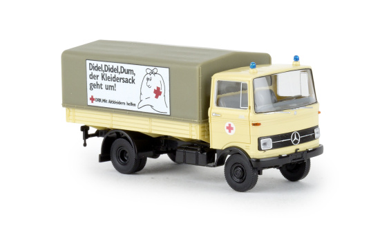 Brekina 48574 Mercedes LP 608 PP, DRK Altkleidersammlung, 1965 1:87