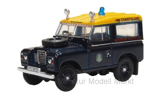 Oxford 76LR3S007 Land Rover Series III SWB Station Wagon, HM Coastguard (GB) 1:76
