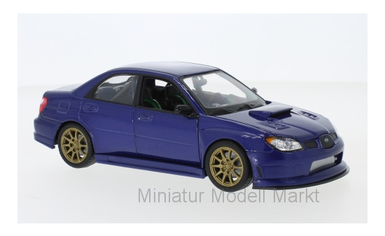 Welly WEL22487NS-BLUE Subaru Impreza WRX STI - blau 1:24