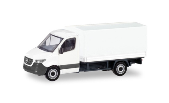 Herpa 013703 Herpa MiniKit: Mercedes-Benz Sprinter Pritsche mit Plane 1:87