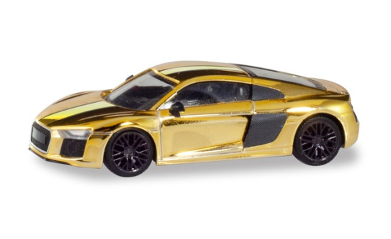 Herpa 038973 Audi R8 V10 Plus, goldglänzend - Vorbestellung 1:87