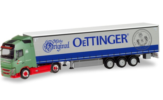 Herpa 311342 Volvo FH GL Gardinenplanen-Sattelzug 