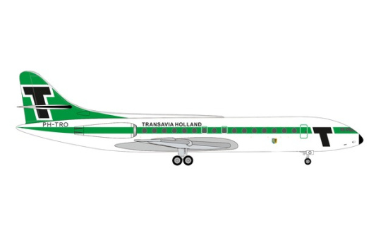 Herpa 533997 Transavia Sud Aviation Caravelle 