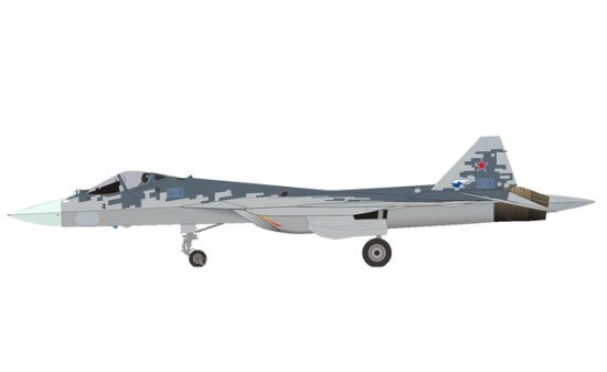 Herpa 570732 Sukhoi T-50 (SU-57) prototype - Pixel color scheme - Vorbestellung 1:200