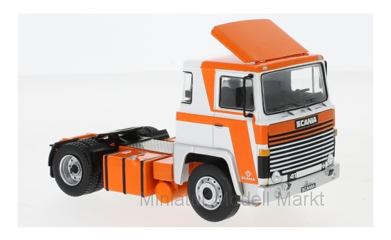 IXO TR032 Scania LBT 141, weiss/orange, mit Dachspoiler, 1976 1:43