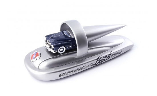 Autocult 11011 Buick Float, silber-blau 1:43