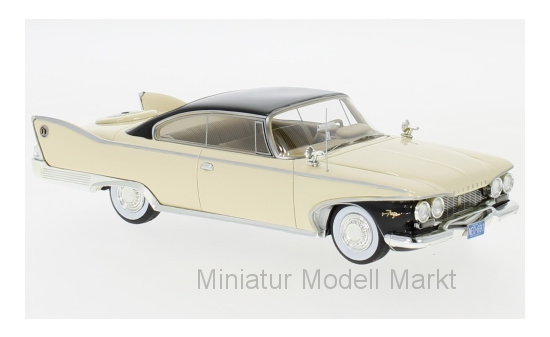 Neo 44691 Plymouth Fury Coupe, hellbeige/schwarz, 1960 1:43
